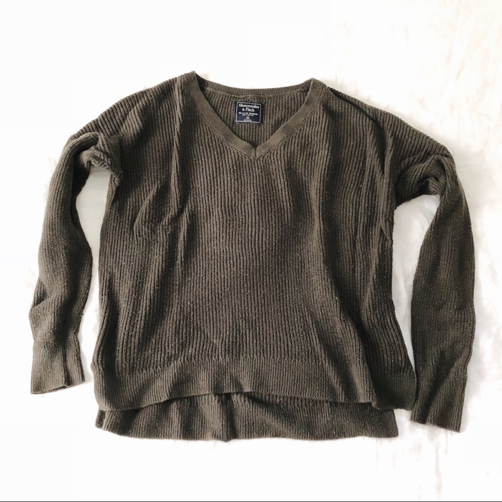 Olive green sweater